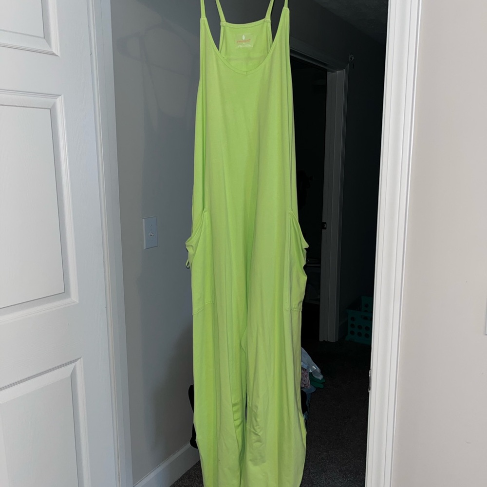 Free People Hot Shot Onesie in key lime